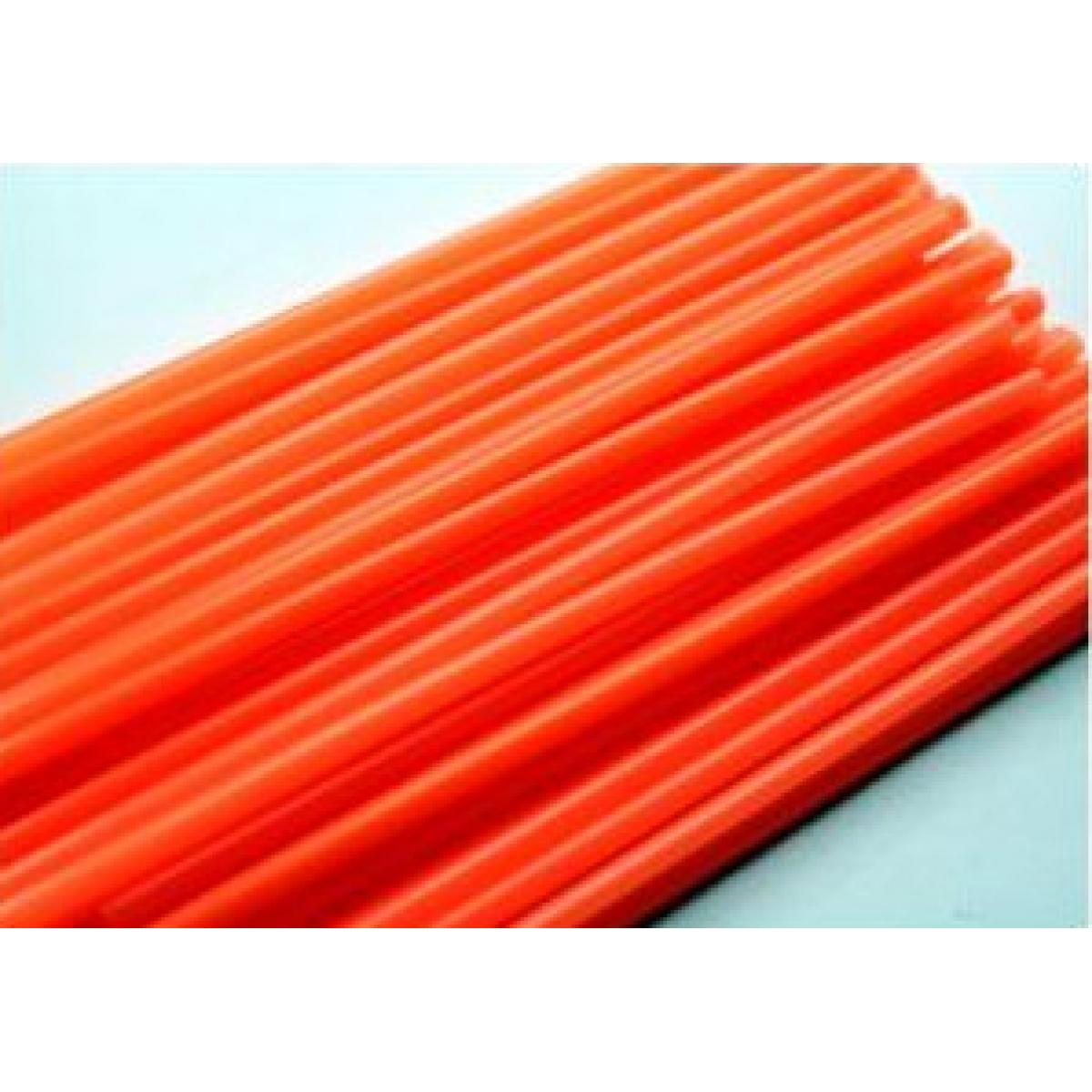Палочки пластиковые для сахарной ваты 370 мм, красные 100 шт