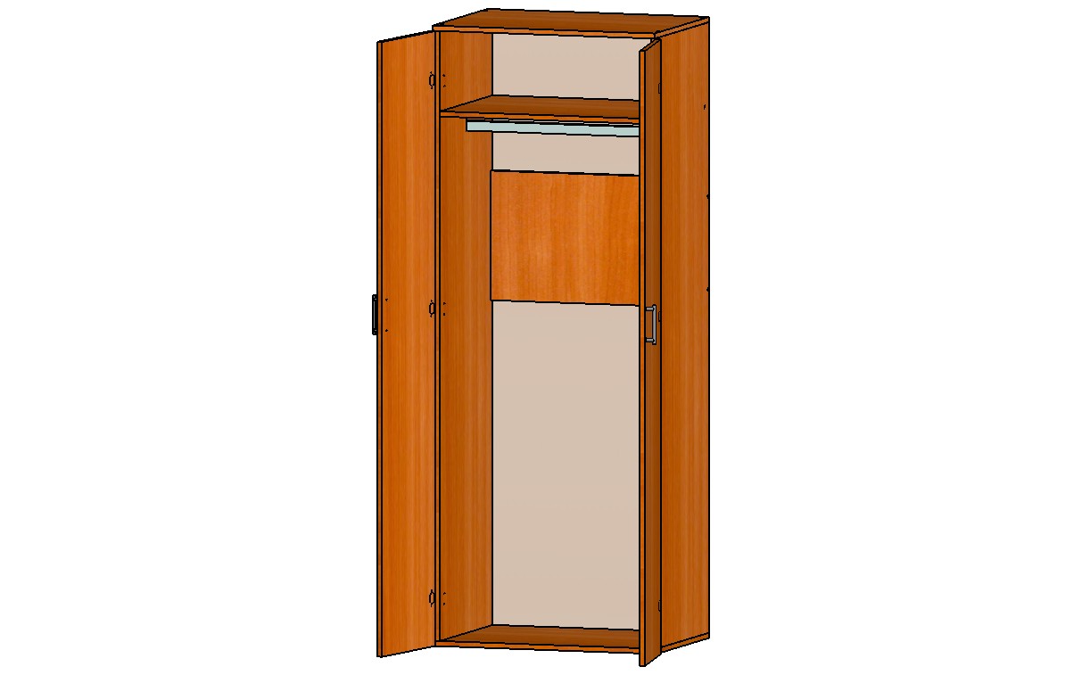 Шкаф для одежды 720*516*1952 мм