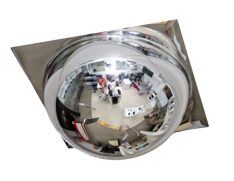 Зеркало обзорное на потолок купольное D 600 мм